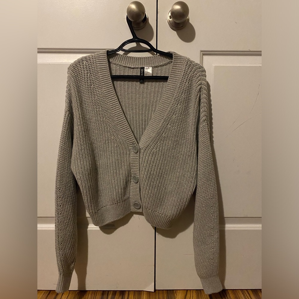 H&M Grey Cardigan